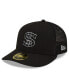 Men's Black Chicago White Sox 2022 Batting Practice Team Low Profile 59FIFTY Fitted Hat Черный, 7 - фото #1