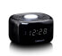 Фото #4 товара Цифровые часы настольные FM LED Lenco CR-12BK, черный