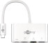 Фото #1 товара Wentronic 62105 - Wired - USB 3.2 Gen 1 (3.1 Gen 1) Type-C - White - CE - WEEE - 3840 x 2160 pixels - 0.15 m