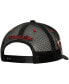 Фото #2 товара Men's Black Chicago Bulls Team Seal Trucker Snapback Hat