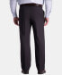 Фото #5 товара Men's Big & Tall Premium Comfort Stretch Classic-Fit Solid Flat Front Dress Pants