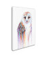 Фото #2 товара Michelle Faber 'Barred Rainbow Owl' Canvas Art - 19" x 12" x 2"
