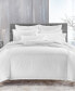 Фото #1 товара Chain Links Embroidery 100% Pima Cotton Duvet Cover Set, Full/Queen, Created for Macy's