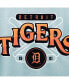 Women's Light Blue Detroit Tigers Open Back Twist-Tie Tank Top