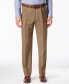 Фото #1 товара Men's Texture Weave Classic Fit Pleated Hidden Expandable Waistband Dress Pants