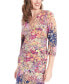 ფოტო #4 პროდუქტის Women's Bishop-Sleeve Shirred Midi Dress