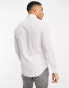 Фото #4 товара Calvin Klein slim shirt in white mini geo print