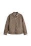 Faded-effect technical overshirt