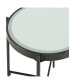 Фото #4 товара Carlo Round End Table with Glass Top