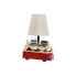 Фото #1 товара Настольная лампа Home ESPRIT Белый Красный лён Металл 20 x 14 x 30 cm