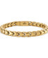 ფოტო #1 პროდუქტის Men's Link Bracelet in Gold-Plated Stainless Steel