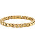 Men's Link Bracelet in Gold-Plated Stainless Steel