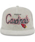 Фото #3 товара Men's Gray Arizona Cardinals Super Bowl XLIII Cord Golfer Snapback Hat