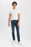 Carlo Skinny Fit Ekstra Dar Kalıp Normal Bel Ekstra Dar Paça Jean Pantolon Y5168az22wn