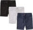Фото #1 товара Boys' Sweat Shorts - Organic Cotton - Comfortable, Soft, Ideal for Summer Days - Colours: Grey, Blue, Black, Sizes 50-92, White, Einheitsgröße