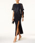Фото #1 товара Sequined Lace Cape Gown