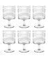 Фото #1 товара Beaded Stacking Goblets 14.8 oz, Set of 6