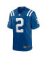 Men's Matt Ryan Royal Indianapolis Colts Game Jersey