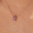 Фото #3 товара Fancy Vibrant Pink FVP01 silver pendant