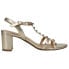 Фото #1 товара VANELi Midge Metallic Studded Strappy Womens Gold Dress Sandals 311761