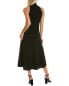 Autumn Cashmere Jewel Halter Cashmere Sweaterdress Women's Black S