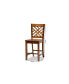 Фото #7 товара Caron Modern and Contemporary Transitional 2-Piece Finished Wood Counter Stool Set