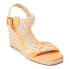 BEACH by Matisse Getty Espadrille Wedge Womens Beige, Orange Casual Sandals GET