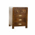 Фото #1 товара Ночной столик DKD Home Decor Коричневый Позолоченный Натуральный древесина акации 45 x 40 x 61 cm