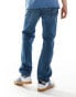 Фото #2 товара Lee West relaxed straight fit jeans in mid wash