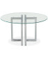 Фото #8 товара Emila 54" Round Glass Mix and Match Dining Table, Created for Macy's