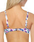 Фото #2 товара Women's Gemini Floral-Print Push-Up Bikini Top, Created for Macy's