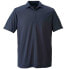 Page & Tuttle Solid Heather Short Sleeve Polo Shirt Mens Blue Casual P2003-DKN