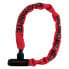 Krypto Keeper 785 Integrated Chain Lock: 2.8' (85cm) Red