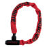 Krypto Keeper 785 Integrated Chain Lock: 2.8' (85cm) Red