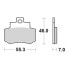 Фото #2 товара SBS P172-HF Brake Pads