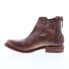 Фото #5 товара Bed Stu Baylene F321148 Womens Brown Leather Zipper Chukkas Boots 6.5