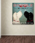 Фото #2 товара Ryan Fowler 'Doodle Wine' 14" x 14" Canvas Wall Art