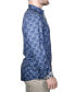 Men's Printed Long-Sleeve Woven Shirt