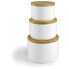 IBILI Ceramic Bamboo 300ml Jar white / brown - фото #1