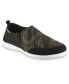 ფოტო #1 პროდუქტის Isotoner Men's Zenz Sport Knit Indoor and Outdoor Slip-On Slipper