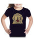 ფოტო #1 პროდუქტის Big Girl's Word Art T-shirt - Dog