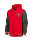 Men's Red, Pewter Tampa Bay Buccaneers Player Option Full-Zip Hoodie Jacket