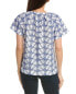 Jones New York Embroidered Floral Top Women's