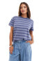 ASOS DESIGN ultimate t-shirt with crew neck in navy stripe