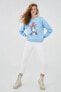 Kadın Mavi Tom&Jerry Sweatshirt