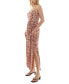 Juniors' Floral-Print Maxi Dress Brick Cream Floral, S - фото #3