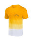 Фото #2 товара Men's NFL x Darius Rucker Collection by Gold, White Los Angeles Chargers Dip Dye Pocket T-shirt