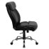 Фото #1 товара Hercules Series Big & Tall 400 Lb. Rated Black Leather Executive Swivel Chair