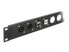 Delock 86789 - 3.5mm (3 pin) - Black - Female - Straight - Zinc - 25.5 mm