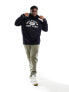 Фото #3 товара Tommy Hilfiger Big & Tall monotype collegiate hoodie in navy